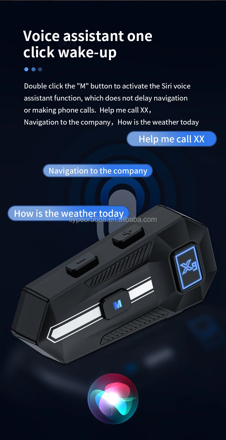 product tiypeor motorcycle wireless headset helmet headphone on ear earphones with hd microphone for moto helmet-8