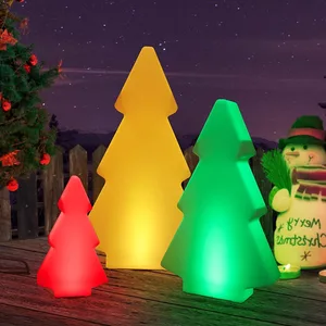16-Color LED Christmas Tree Garden Lights Remote Control Christmas Tree Lamp for Garden Decor