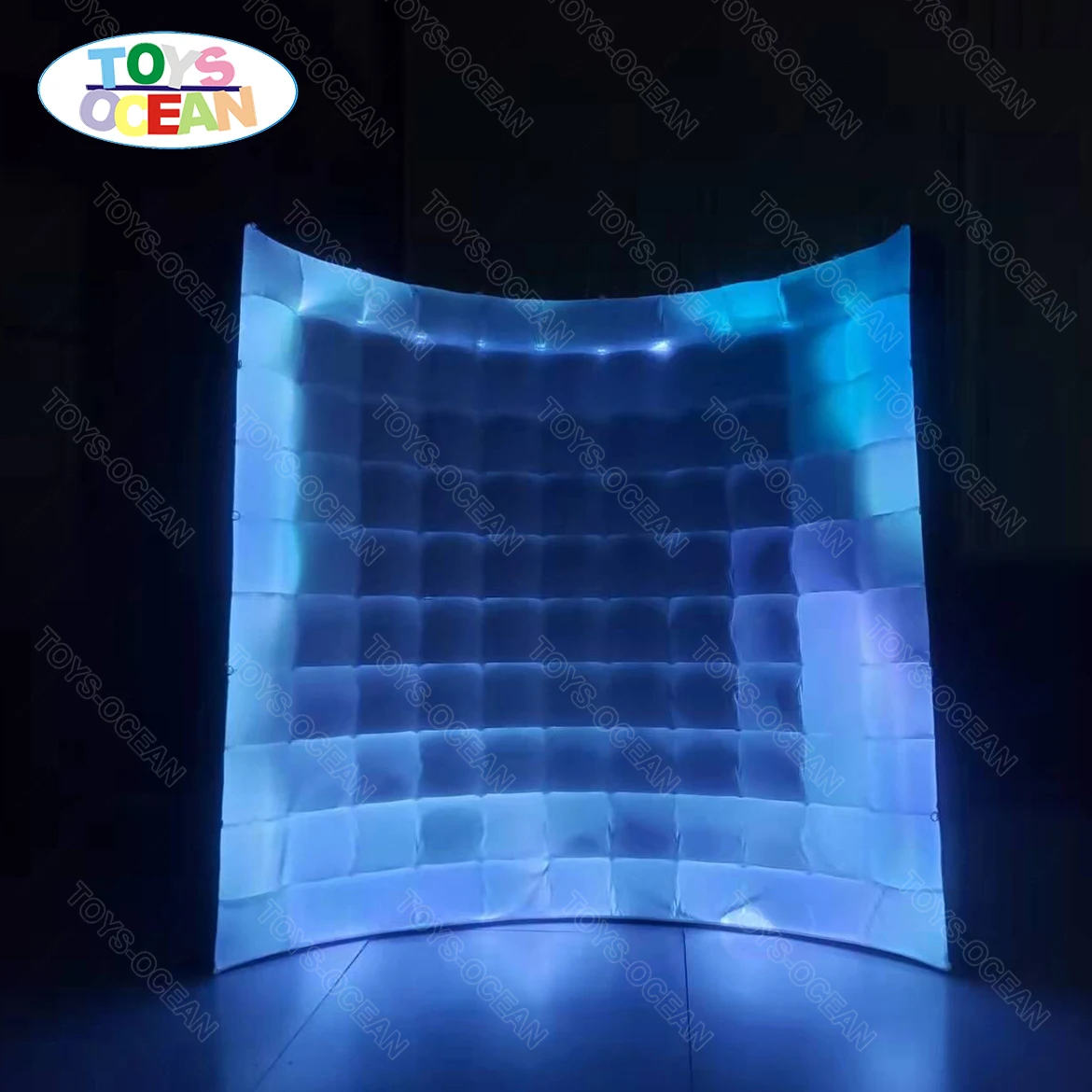 Inflatable Backdrop - Multi Color Inflatable Wall with LED Strips