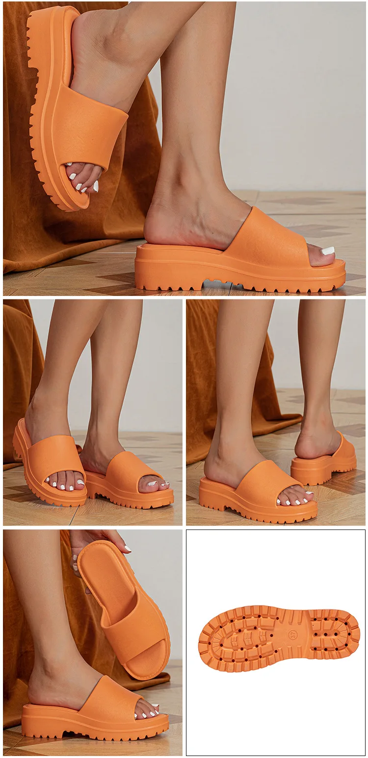 Top Quality Luxury Female Famous Brand Ladies Fashion Flat Slippers