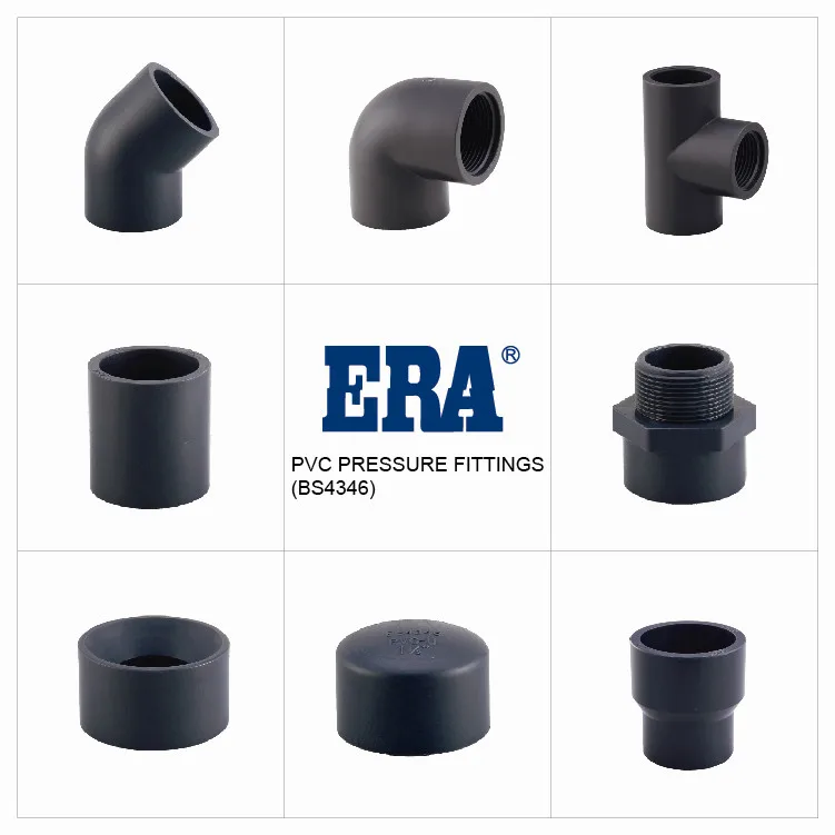 ERA Plastic PVC/UPVC Pressure Pipe Fitting/Joint BS4346 Female Adaptor/Coupling with KITEMARK Certificate