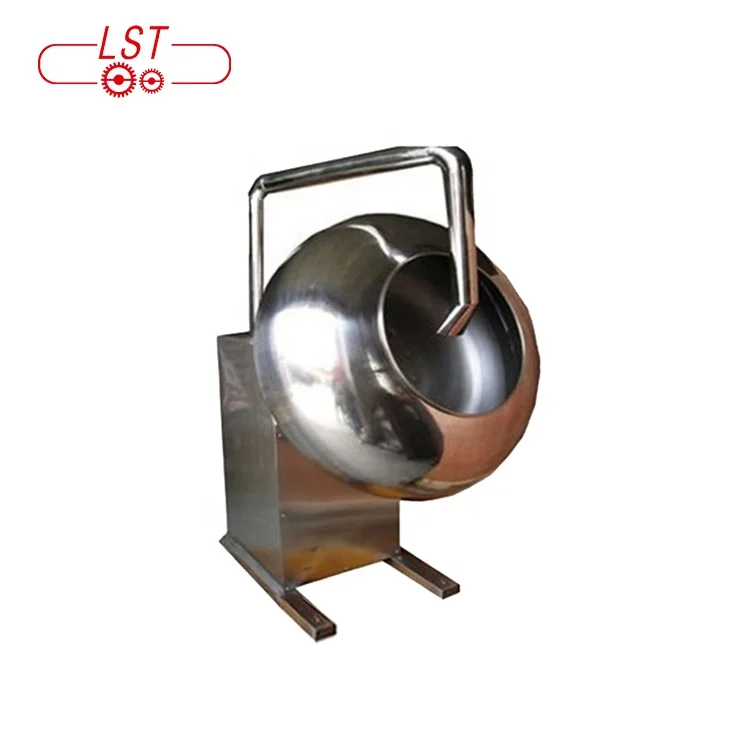 LST Multifunctional Small Sugar Coating Pan Machine for Almonds Chocolate Peanut Candy Condition New