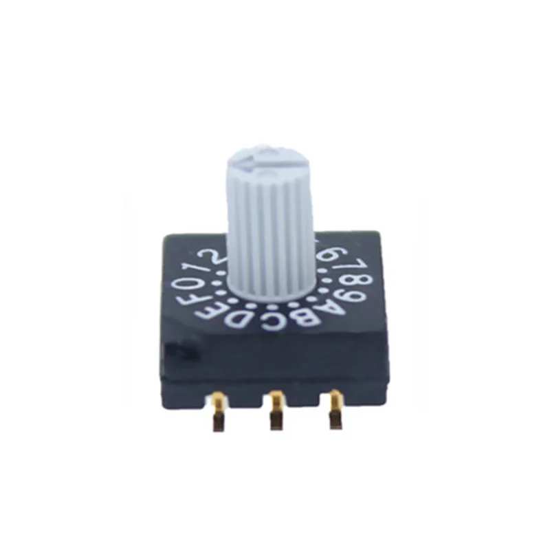 Manual Change Over Coded Switch 10 Position SMD Rotary Dip Switch 6 Pins