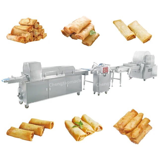 Chengtao Automatic Egg Roll Rolling Machines Fully Automatic Spring Roll Maker Spring Roll Machine