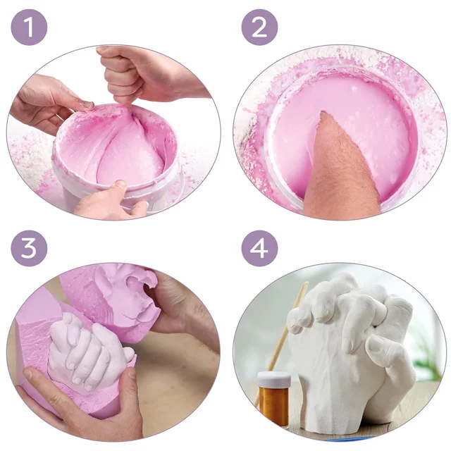 Alginate Powder Printing Alginate Powder Casting Hand Molding Kit Hand Casting Kit Hand Molding