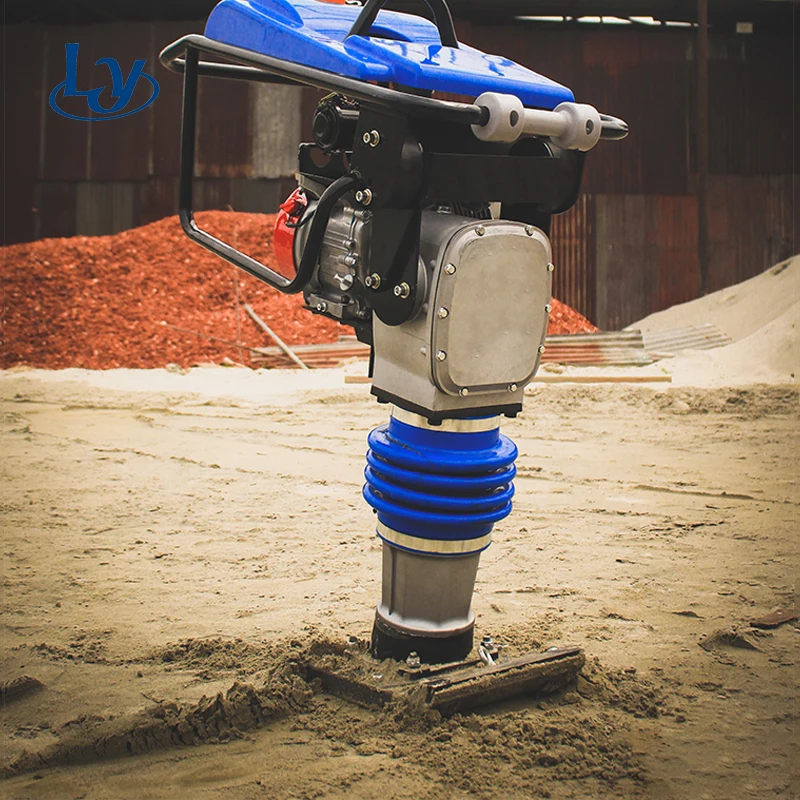 Вибрационные бензиновые ударные тамперы для уплотнения тротуара HCR125