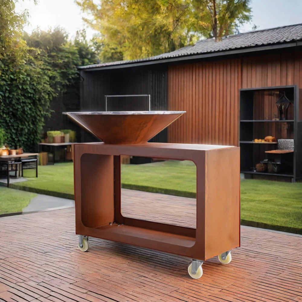 Outdoor Corten Bbq Grills Bbq Grill Corten Steel Grills Bbq Outdoor ...