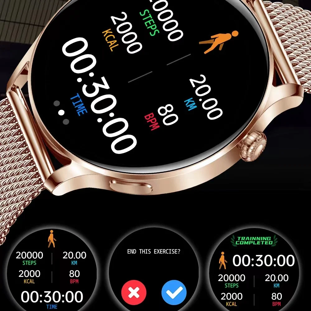 Gk37Pro Bt5.0 Smart Watch Men Women Waterproof Fitness Tracker Call Health Monitoring Multi-Sport Record Fashion Push