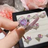 Anello 0790 - diamante rosa - aperto