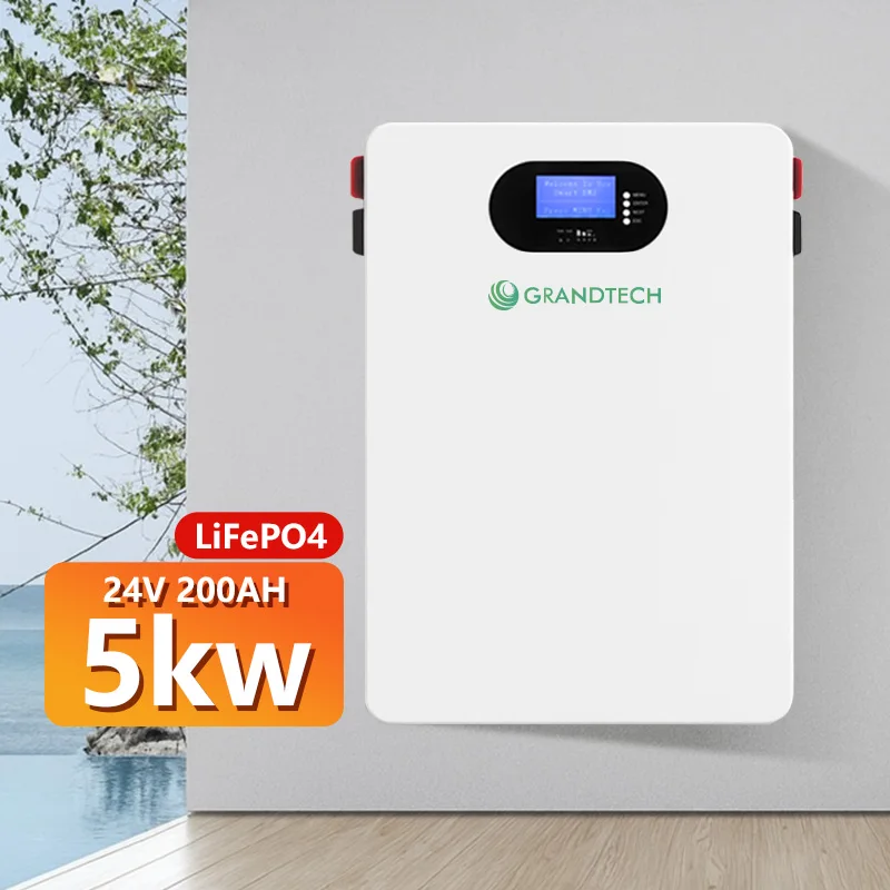 Touchscreen Lifepo4 Battery Pack 48v 24V100ah 200ah 5kWh 10Kwh 20kWh Powerwall 51.2v Home Solar Storage Lithium Ion Batteries