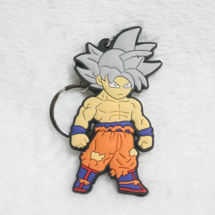 Dragon Ball Figure Keychain Cute Souvenir PVC Silicone Rubber