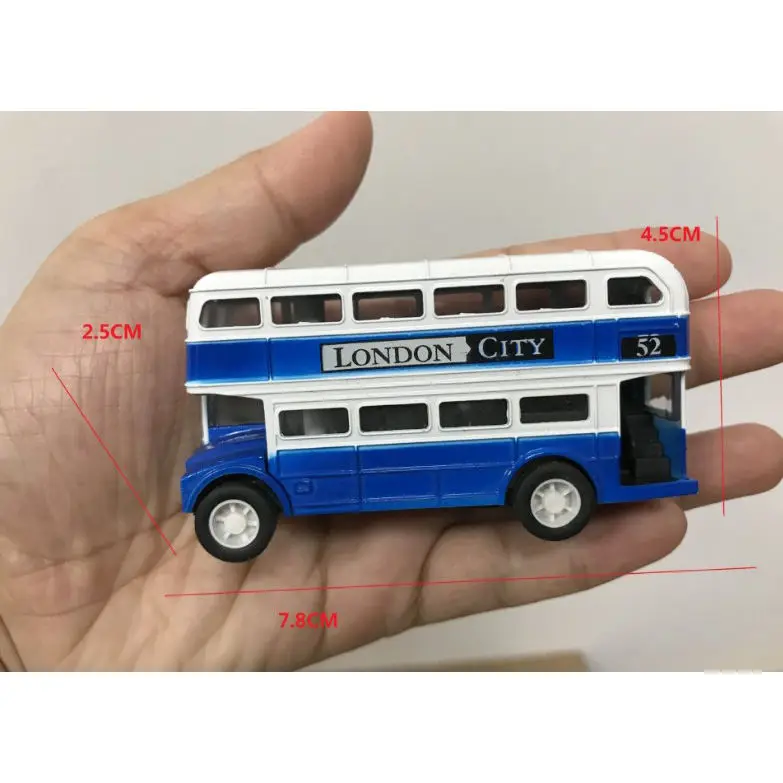 ロンドンバス レッド ダイキャスト 1:64 ダブルデッカー おもちゃ