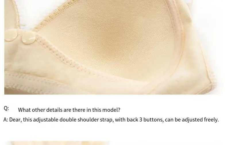 Front Buckle Lace Thin Section Nursing Bra Without Steel Ring Maternity