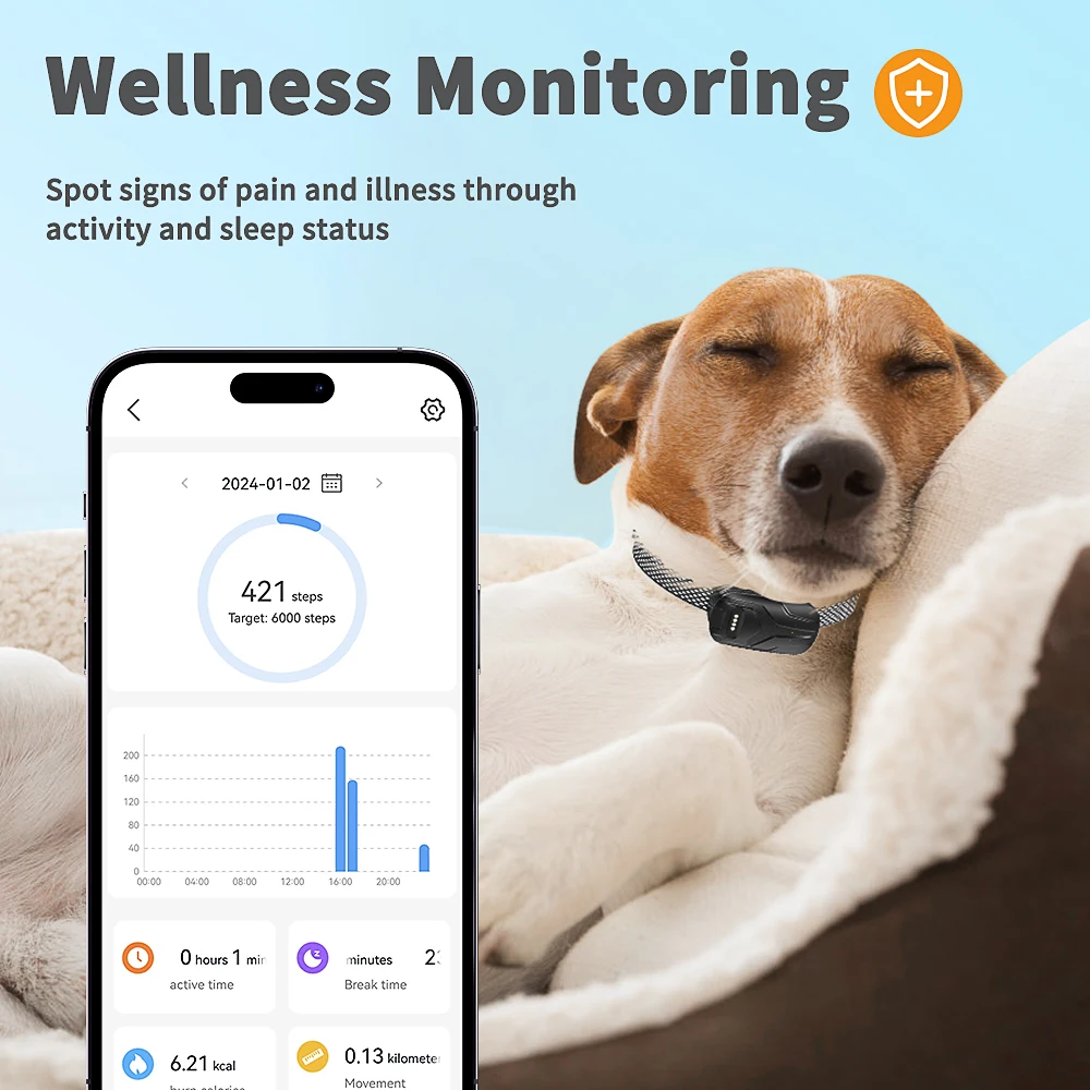 TIZE Waterproof Pet  tracker WiFi 4G Hound Gps Tracker Hunting Dog Gps Tracking Collar