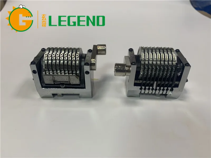 New 9 Digits GTO Numbering Machine Horizontal Numerator Machine Clockwise