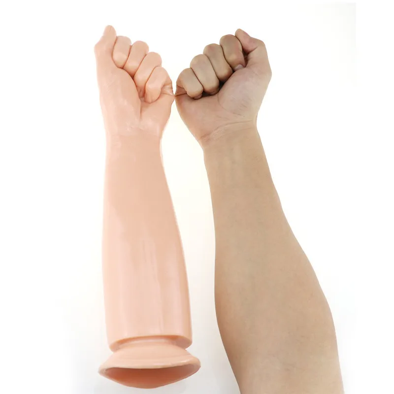 Silicone and Metal Hand Dildo Butt Plug Juguetes Sexuales Fistin Ass Massager  Arm Huge Dildo Fisting Anal Sex Toy for Women