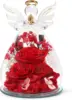 Red-rose-austin-babys breath-hydrangea