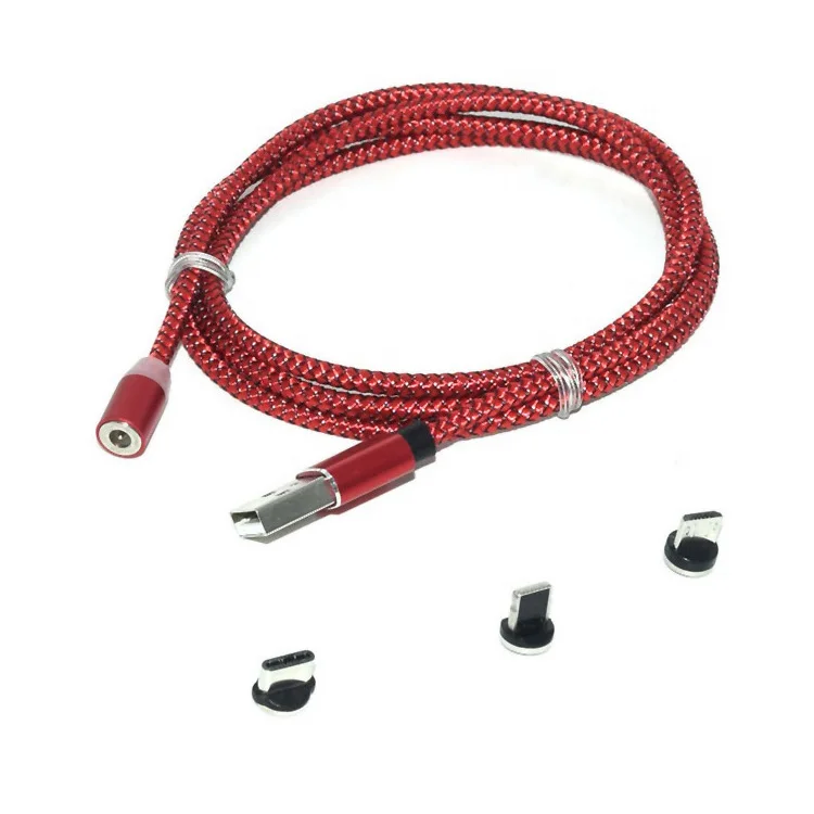 Бесплатная доставка 1 м Магнитный Мобильный телефон Kabel Lade 540 кабель для передачи данных Кабели для Celulares Магнитный зарядный кабель