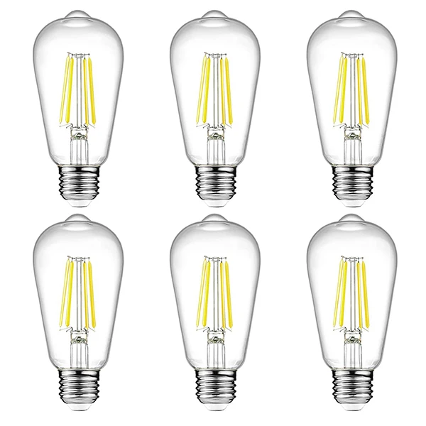 2w 4w 6w 8w 10w 12w G95 Vintage Edison Light Bulb E27 E26 Filament