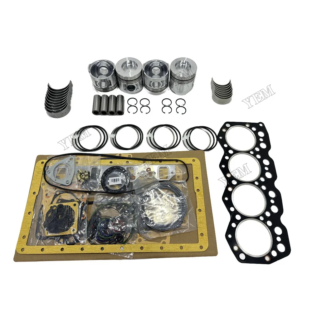 S4K S4KT Piston & Ring & Gasket Kit & Bearing for Mitsubishi CAT E120B E312 E320