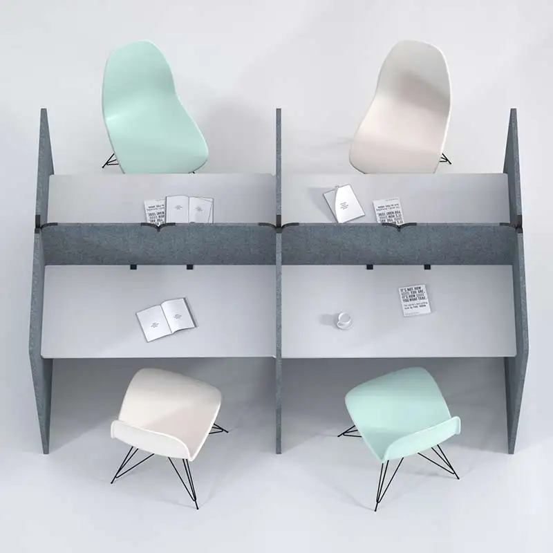 Computer Cubicles Workstation Divider Height Adjustable Desk Office Screen Partitions Sound Acoustic Panel