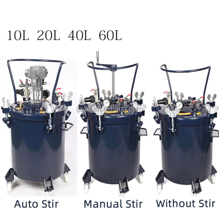 Liujiang 10L 20L, пневматический диспенсер, автоматический перемешивающий бак из нержавеющей стали SUS304