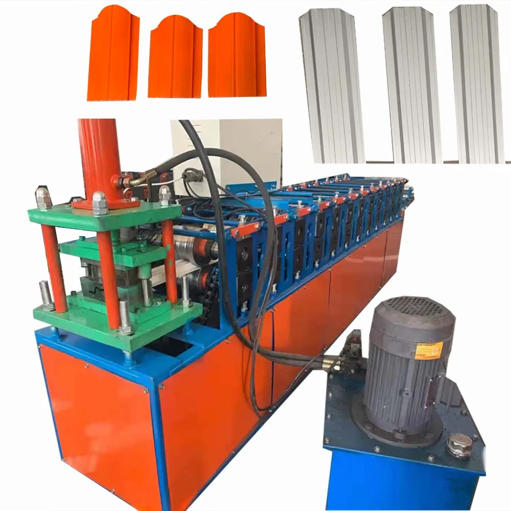 Metal Palisade Making Machine Fence Sheet Roll Forming Machine for Stockade Making