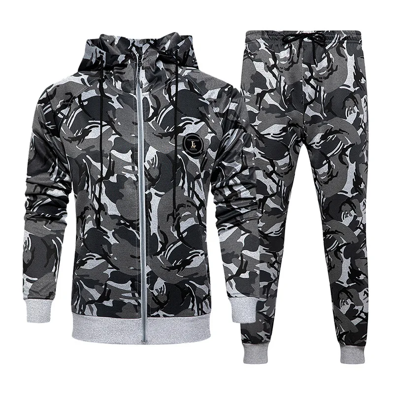 Stock Fast Ship Men Camouflage Print 