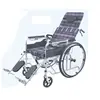 Mesh Oxford cloth semi-reclining wheelchair with dining table