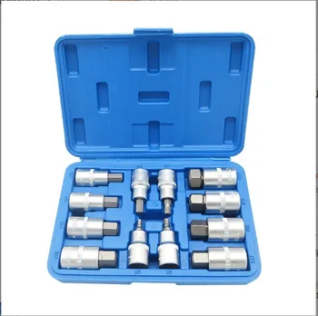 Professional 12 PCS Wrench Socket Set Hardware Car Boat Motorcycle Repairing Tools Kit Hand Tools