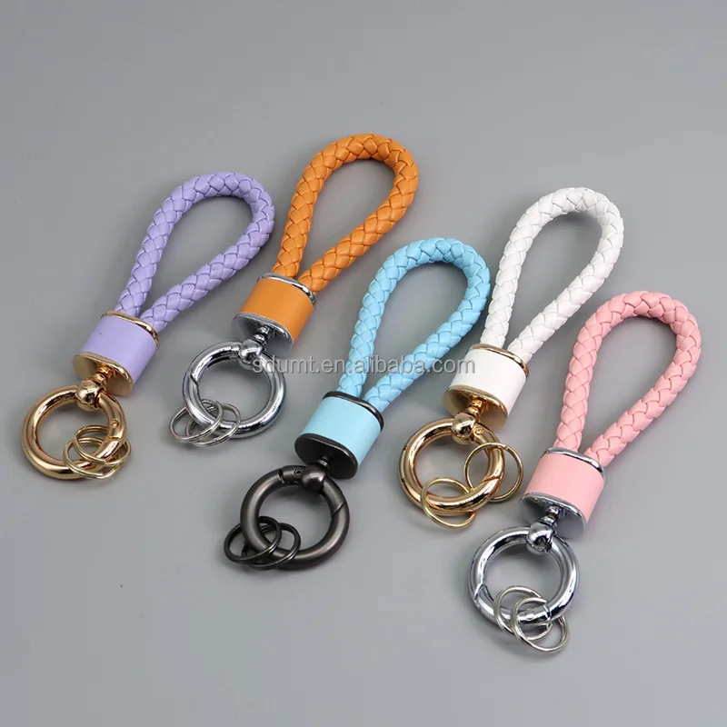 Fashion Colorful Car Key Holder Key Ring Key Chain Hand Car Keyring ...