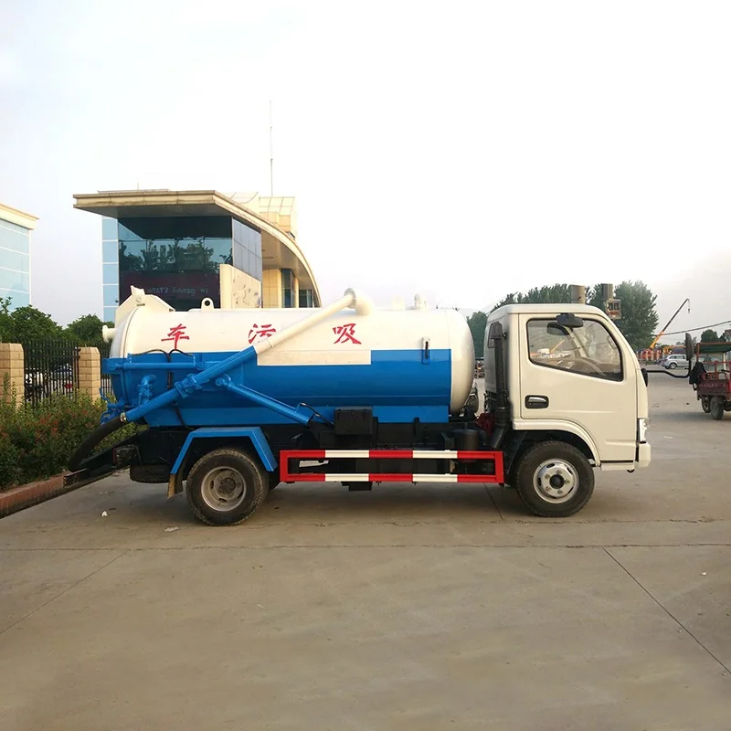 Howo 4x2 Sewage Suction Truck Customized Spetic Fecal Suction Tanker Truck for Sale