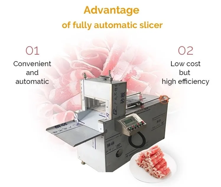 Wholesale Industrial 0.2-5mm thickness adjusted Electric Frozen Meat Slicer Cutting Machine