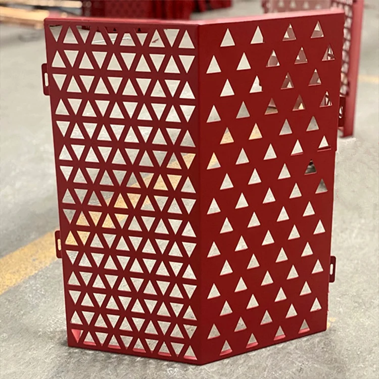 Modern House CNC Laser Cut Perforated Aluminum Facade Panel Metal Cladding Exterior Wall Panels Durable Aluminum Alloy for