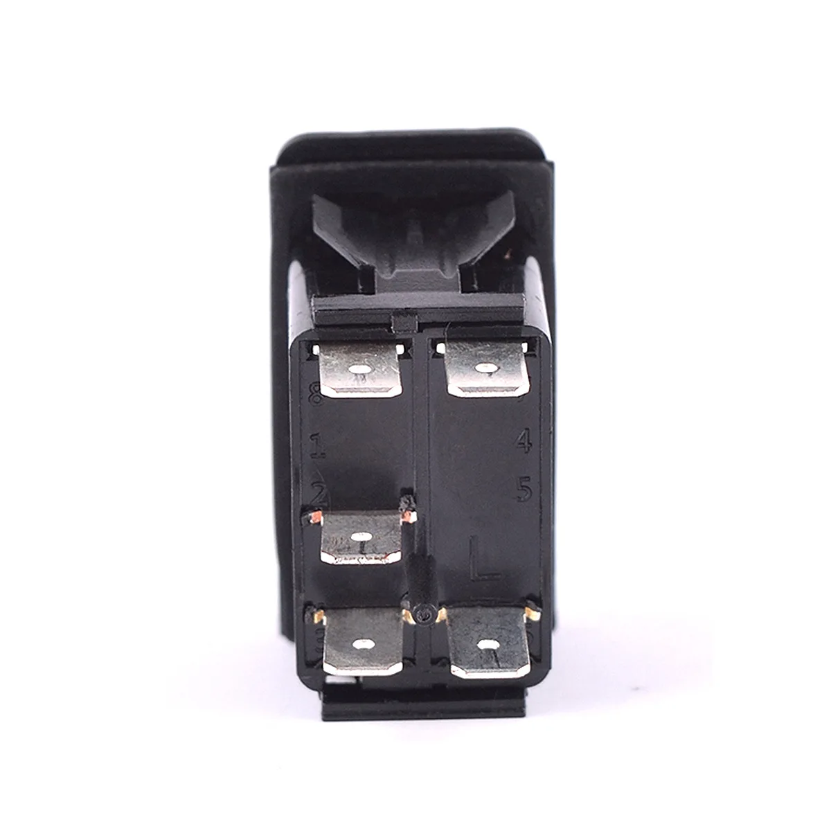 KETO Cool Black Blank (ON)-OFF-(ON) DPDT 6 Мгновенный Переключатель для автомобиля