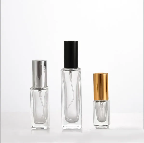 Free Sample Wholesale 5ml 10ml 30ml 50ml 100ml  Dioperfume Custom Screw Clear Spray Glass Perfume Bottles