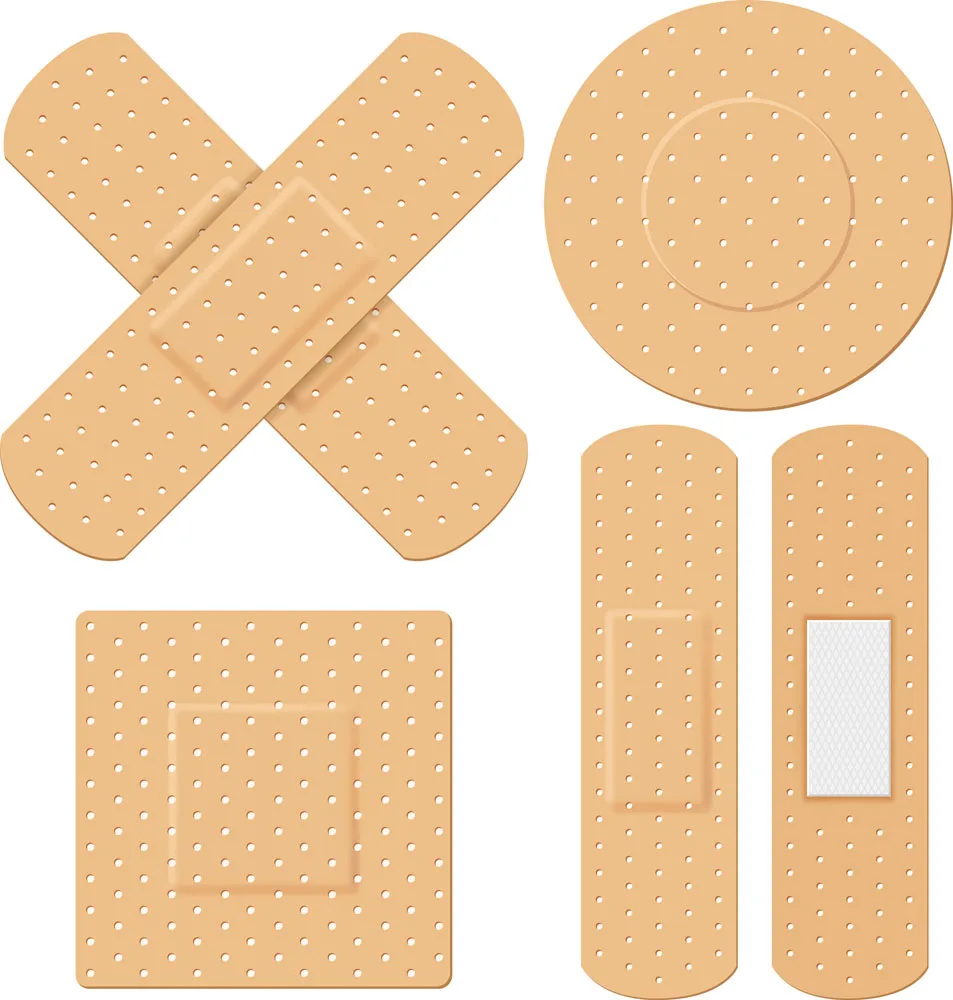 First Aid PVC Medical Plaster in Various Shapes Band Aids Adhesive Bandage Plaster