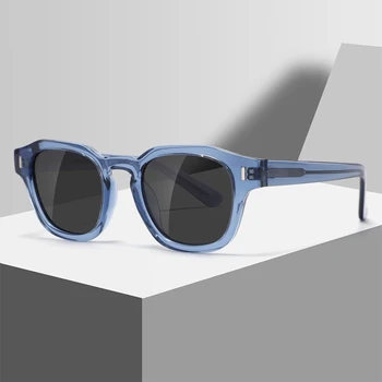 2024 New Oversized Transparent Luxury TR90 Frame Acetate Sunglasses Fashionable Tortoise Color for Women and Men