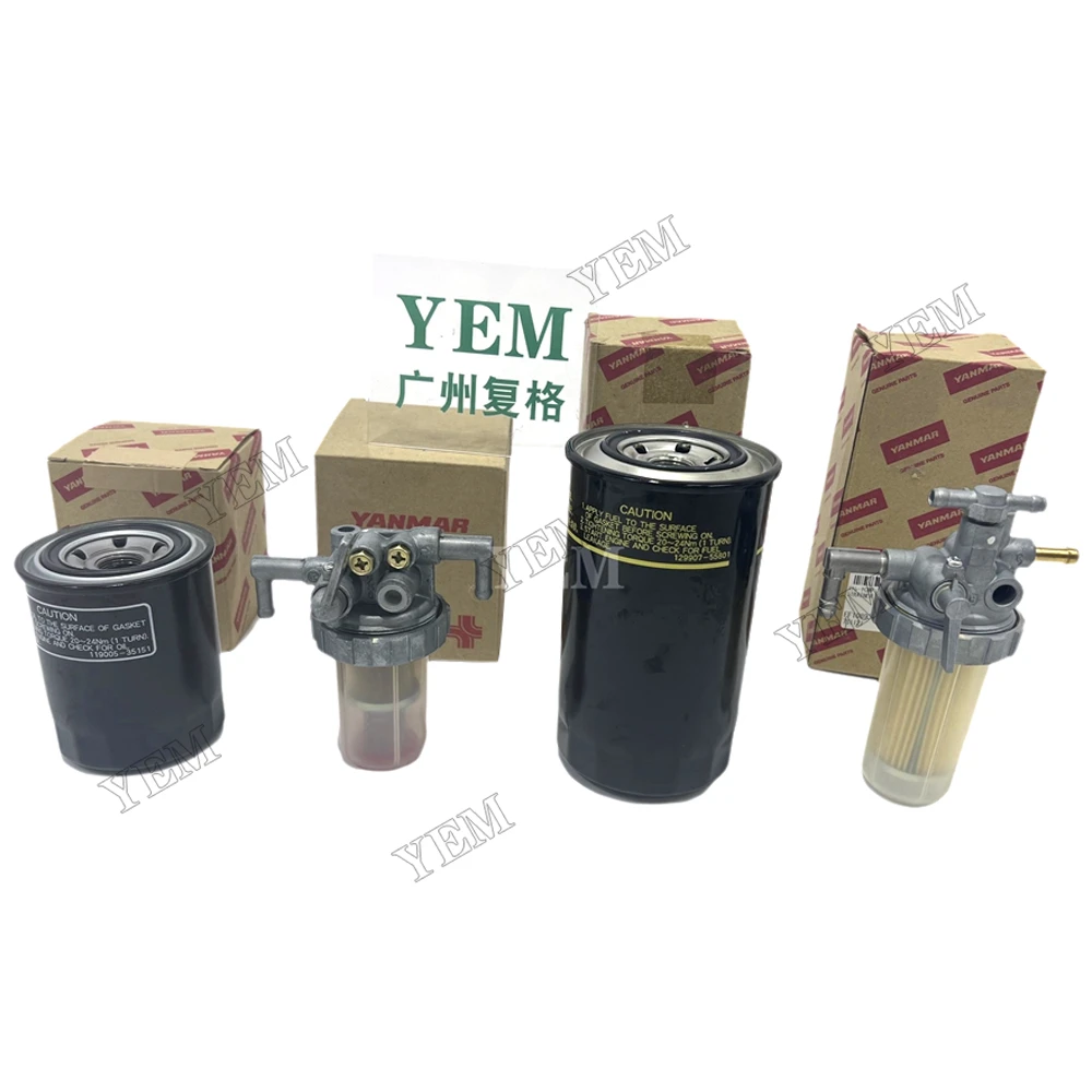 Compatible for Yanmar Engine 2TNV70 3T72 3T72HL 3T75 Filter Stock Complete Engine Filter