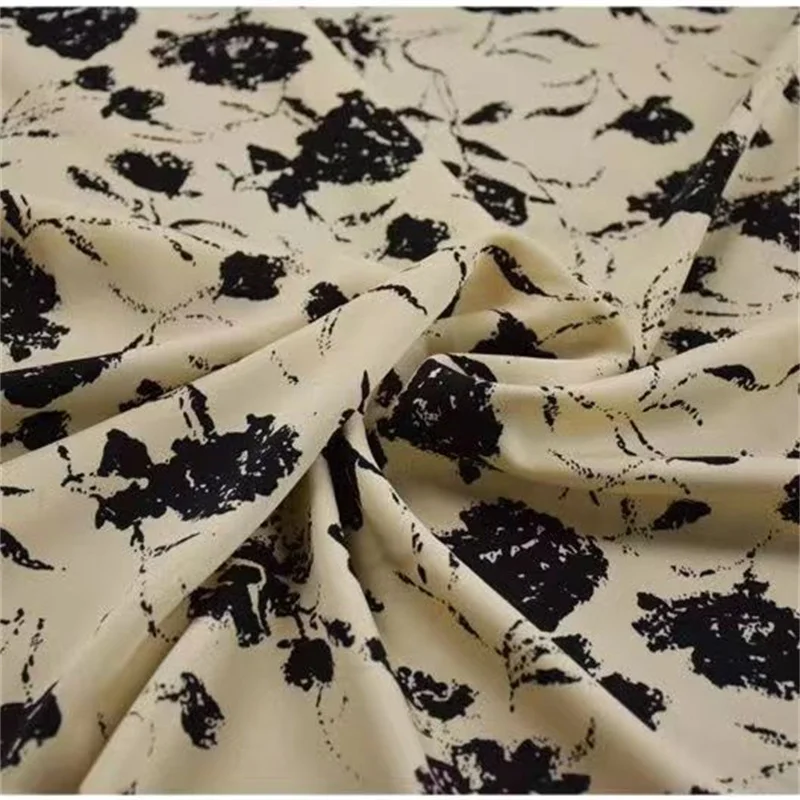 95%polyester 5% Spandex 4 Way Stretch Fabric Printed Fabric for Women's Clothing