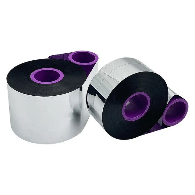 55mm*600m MarKem X40 X45 X60 X65 TTO Heat Transfer Ribbon Internal Carbon Mixed Base PET Material Packaging Machine Ink Ribbon