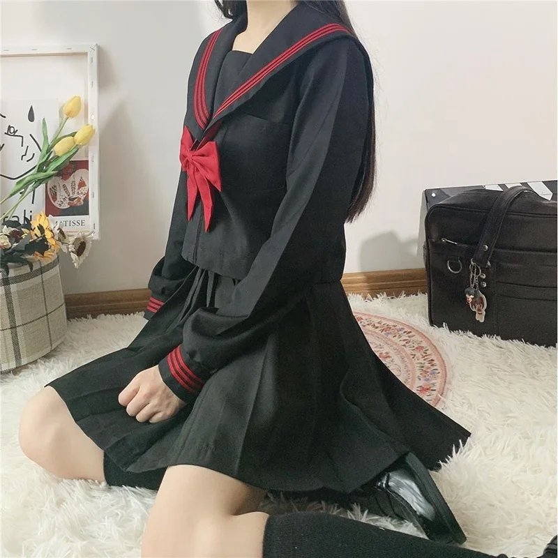 Japanese Cosplay Sailor Uniform Shirt Plus Size Sexy Korean School