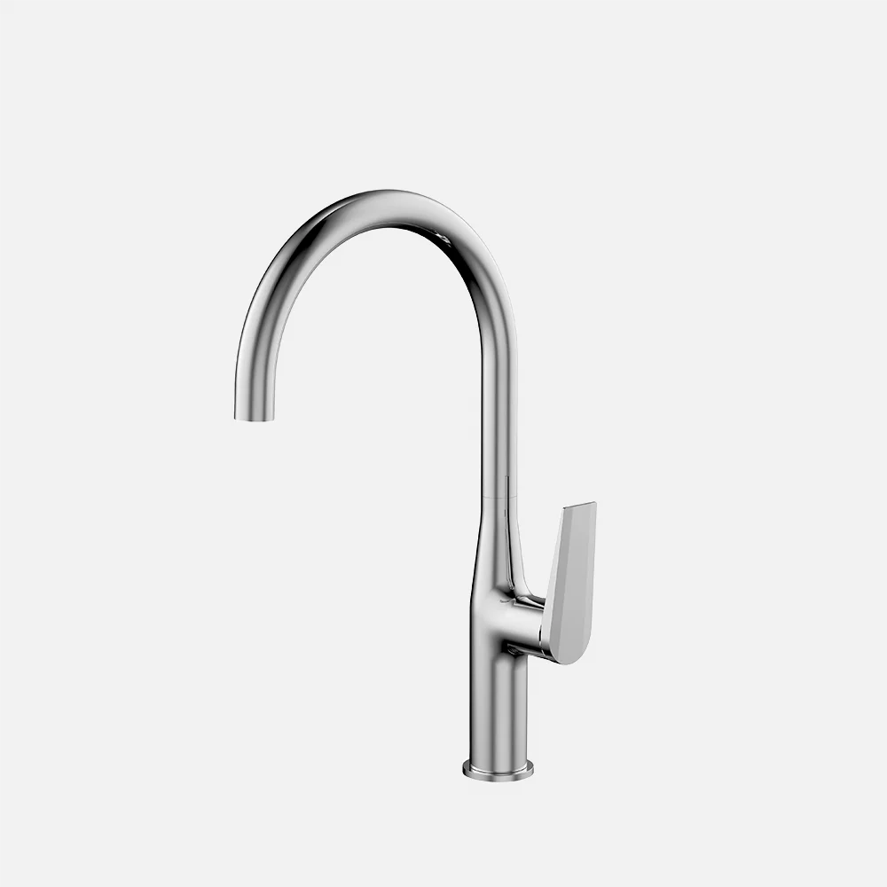 Flexible Pull Out Nozzle Kitchen Sink Mixer Tap Stream Sprayer Head Deck Hot Cold Brushed Nickel Kitchen Faucet