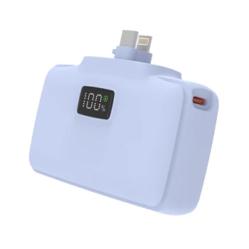 Portable Charger for iPhone 20W PD Fast Charging 10000mAh Small Capsule Power Bank Mini Cute Portable Battery Phone