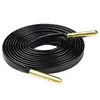 #1216 Bright black+ gold tips