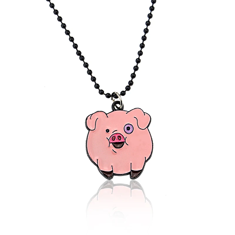 Gravity Falls Cartoon Jewelry Figure Toy Mabel Pines Stanley Necklaces  Pendants