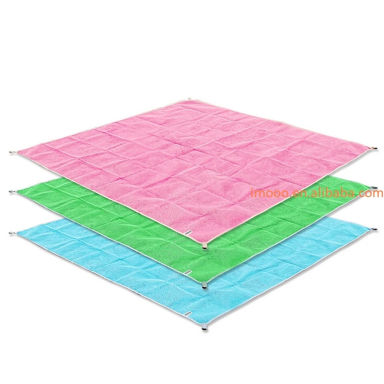 Factory Price 2m/1.5m Beach Blanket Sand Free Mat Picnic Camping Waterproof Mattress Blanket