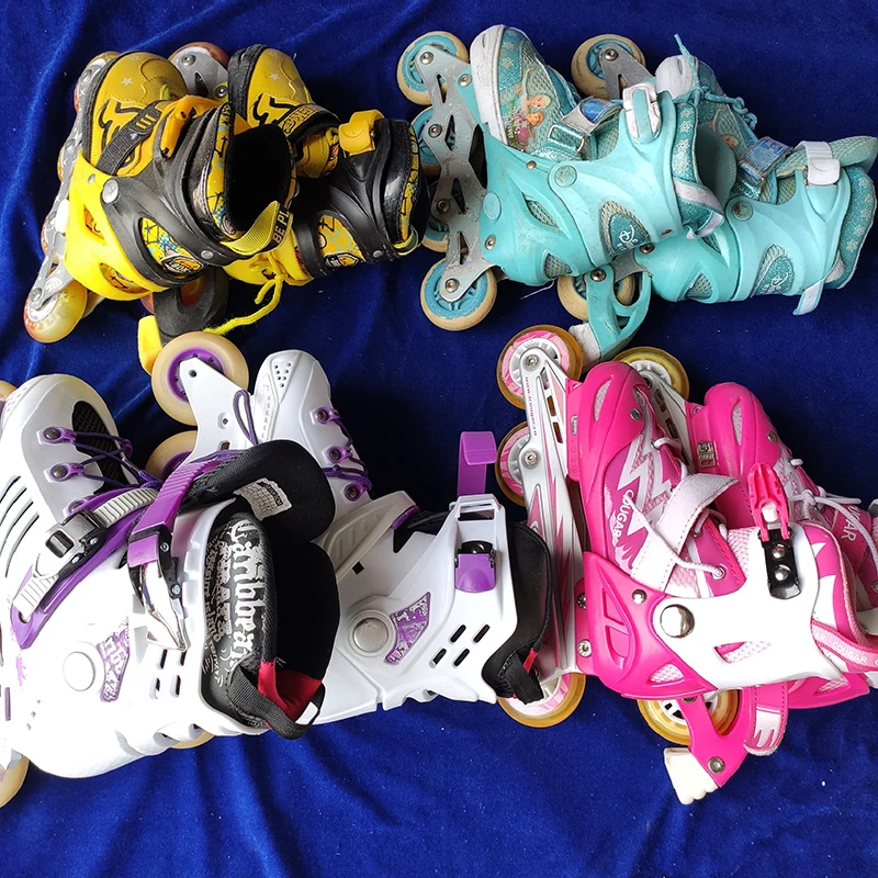 Second Hand Shoes Roller Skates Men's And Women's Old Shoes Wholesale