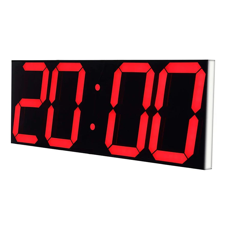 Digital Clock Jumbo Led Wanduhr LED Digital Wall Clock Synced