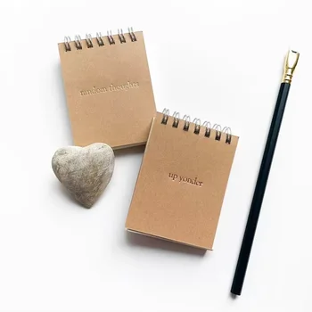 Customized Size/color CMYK Printing Gold Stamping Planner to Do List Spiral Notepad
